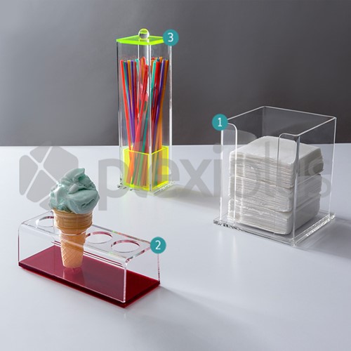 Straw Dispenser & Cone Stand